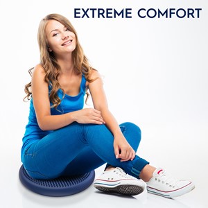 Wiggle Seat Big Sensory Chair Blue Cushion Elementary School - 13"